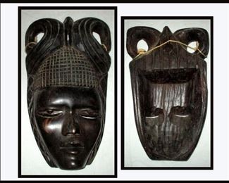 Nicely Carved Wooden Mask 