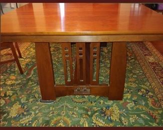 Stickley Table and Large Area Rug