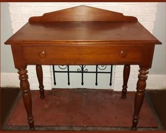 Lovely Little Antique Table with Hand Made Dovetailed Drawer
