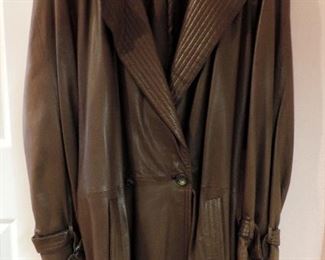 LEATHER COAT