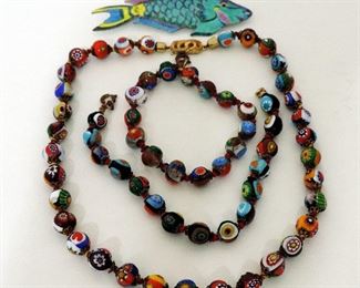 GLASS BEAD NECKLACES
