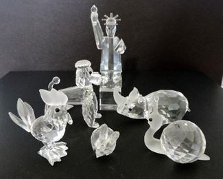 SWAROSKI CRYSTAL FIGURINES
