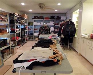 DESIGNER CLOTHES, COATS & SHOES