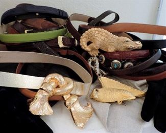 DESIGNER BELTS: MARGARITA BARRERA, JUDITH LEIBER, COACH & MORE