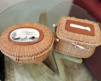 NANTUCKET LIGHTHOUSE BASKET PURSES