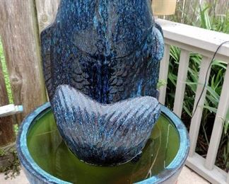OUTDOOR FISH FOUNTAIN