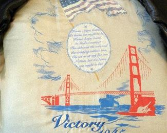 LEATHER BOMBER JACKET, VICTORY 1945