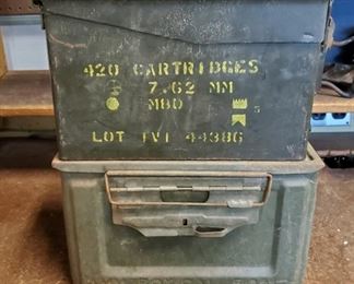 WWII Cartridge Boxes
