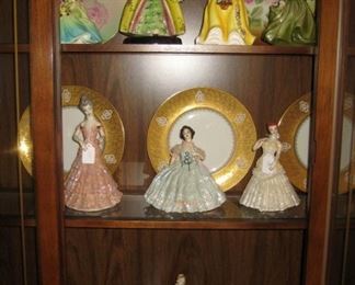 European & American porcelain figurines.