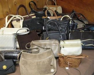 Name brands purses vintage and new.