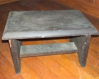 22. Wooden Footstool