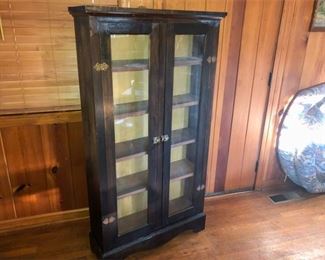 30. GlassPaneled Vitrine