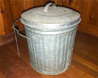 38. Metal Garbage Bin