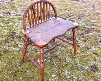 41. Rush Seat Chair with Stick Back