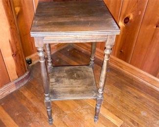 55. Side Table with Shelf