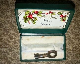 58. Antique Key with Box