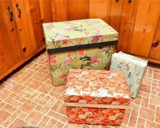 63. Three 3 Decorative Boxes