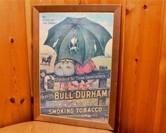 86. Vintage Bull Durham Tobacco Advertisement