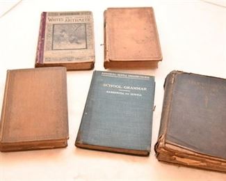 116. Five 5 Antique Books