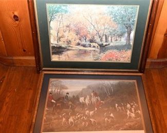 119. Two 2 Prints in Frames