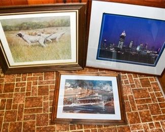143. Three 3 Prints Including Signed Robert Whit