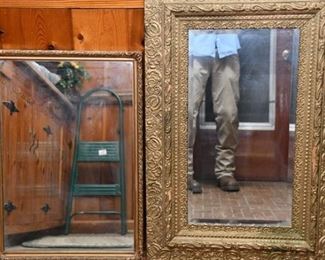 145. Two 2 Gilt Framed Mirrors