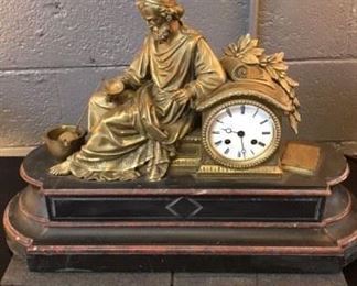 French Clock Marble Base
