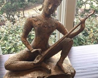 Heavy bronze statue