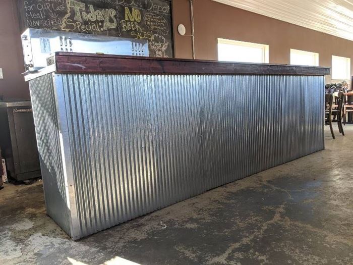 Tin Paneled Bar Top