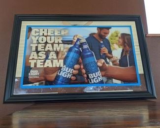Bud Light Promotional Mirror