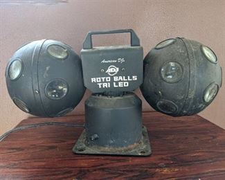 American DJ Roto Balls Tri LED Disco Lights
