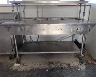 Food Warming Table On Casters