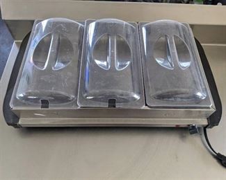 Three Tray Buffett Server 2.5 Qt YDE801A-A