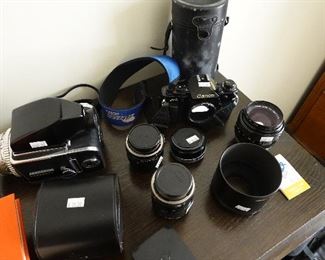#5   Canon 28mm Lens - $80. Canon A-1 Camera - $50. Various Lenses $10-30       Hasselblad  500c/m HAS BEEN SOLD