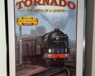 Darlington Railway ''Tornado'' Poster Art https://ctbids.com/#!/description/share/332819