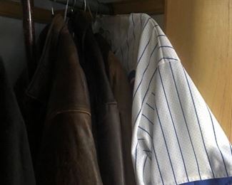 Cubs jersey leather coats 