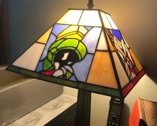 Loony tunes stained glass lamp