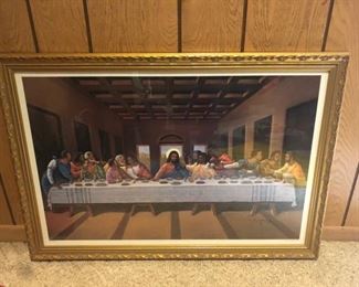 Last supper framed art