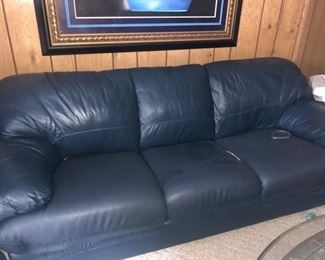 Leather sofa