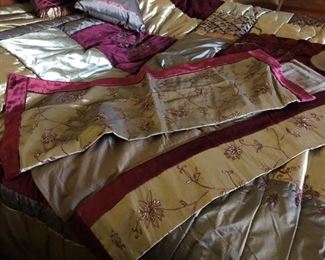 king size bedding set comforter shams and bedskirt