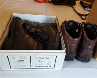 Mens Air Flow size 11  and Ll Bean boots
