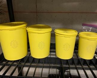 Tupperware Canister Set