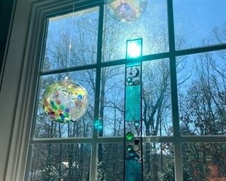 Stain glass and glass balls