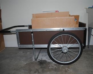 Like New Utility cart with bicycle type tires - You can't tell that it has been used
