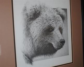 Signed Bear art