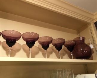 Margarita glass set
