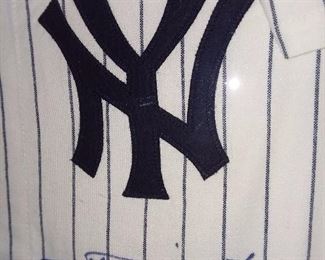 NY Yankees Phil Rizzuto Autographed Framed Jersey