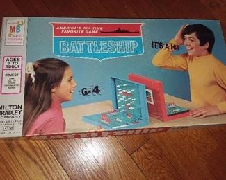 Vintage Battleship Board Game