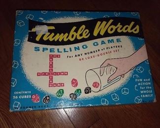 Vintage Tumble Words Game