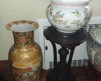 Asian Motif Planters